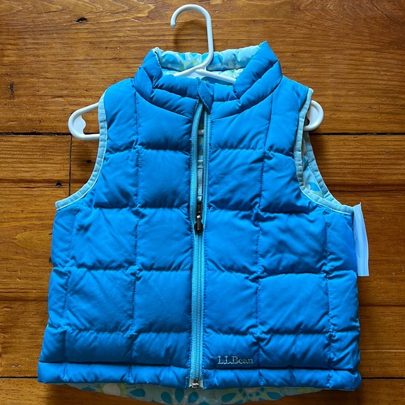 L.L. Bean Jackets & Coats Ll Bean Girls Reversible Vest Poshmark